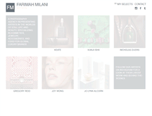 Tablet Screenshot of farimahmilani.com